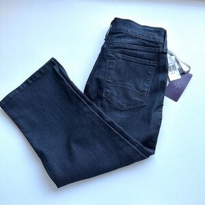 NWT NYDJ Dark Indigo Women's Crop Jeans Size 4